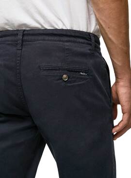 Pantalon Pepe Jeans Charly Bleu Marine pour Homme