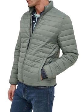 Veste Pepe Jeans Connel Solid verde pour Homme