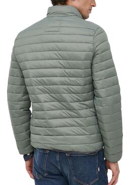 Veste Pepe Jeans Connel Solid verde pour Homme