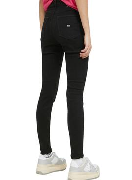 Jeans Tommy Jeans Sylvia Noire Femme