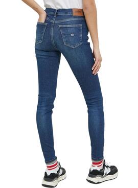 Jeans Tommy Jeans Nora Bleu Femme