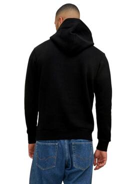 Sweat Jack & Jones Logo Maxi Noire Homme