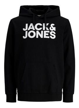Sweat Jack & Jones Logo Maxi Noire Homme