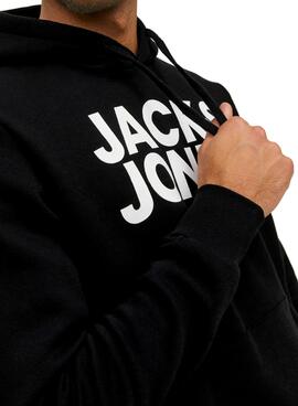 Sweat Jack & Jones Logo Maxi Noire Homme