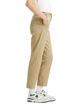 Pantalon Levis Chino Beige pour Femme