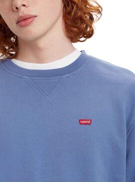 Sweat Levis New Original Bleu pour Homme