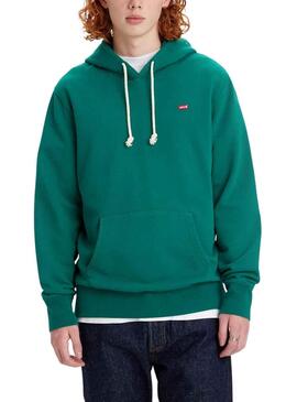 Sweat Levis Hoodie Vert pour Homme