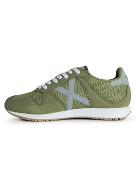 Baskets Munich Massana 517 Vert pour Homme