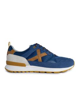 Baskets Munich Alpha 76 Bleu pour Homme