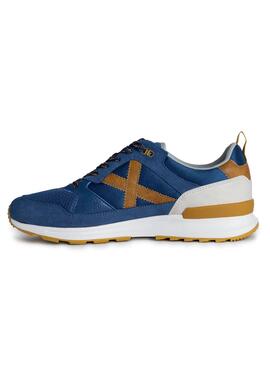 Baskets Munich Alpha 76 Bleu pour Homme