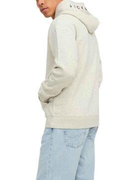 Sweat Jack and Jones Jestar Blanc pour Homme