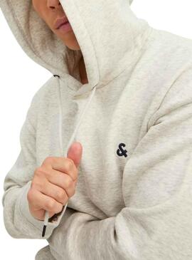 Sweat Jack and Jones Jestar Blanc pour Homme