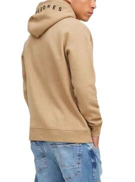 Sweat Jack and Jones Jestar Beige pour Homme