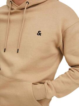 Sweat Jack and Jones Jestar Beige pour Homme
