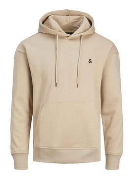 Sweat Jack and Jones Jestar Beige pour Homme
