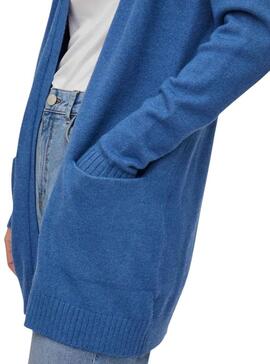 Veste Vila Viril Bleu pour Femme