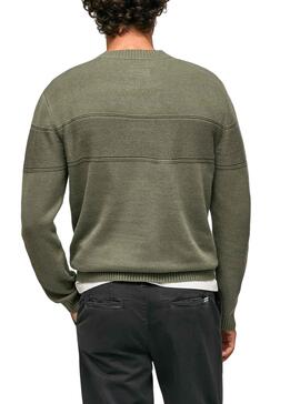 Pull Pepe Jeans Nino Vert pour Homme