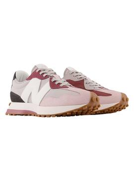 Baskets New Balance 327 Rose pour Femme