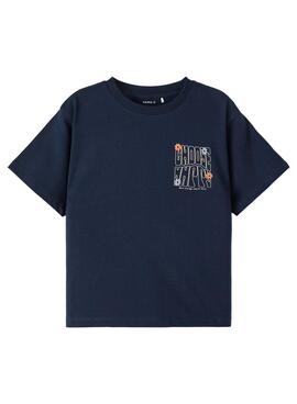T-Shirt Name It Talilone Bleu pour Fille