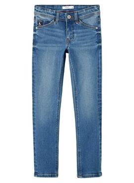 Pantalon Jeans Nom IT Theo Slim pour Garçon