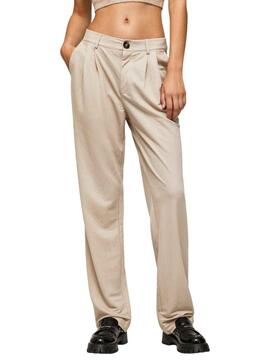 Pantalon Pepe Jeans Colette Beige pour Femme