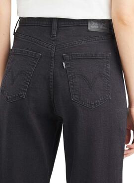 Jeans Levis High Taille Maman Noire Femme