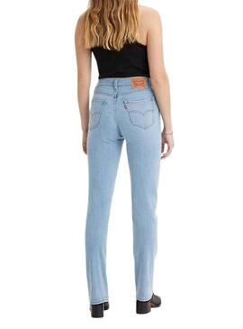 Pantalon Jeans Levis 724 Light Denim pour Femme