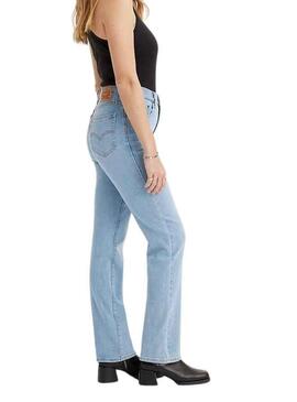 Pantalon Jeans Levis 724 Light Denim pour Femme