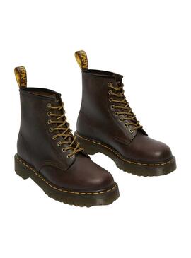 Bootss Dr Martens 1460 Marron pour Femme