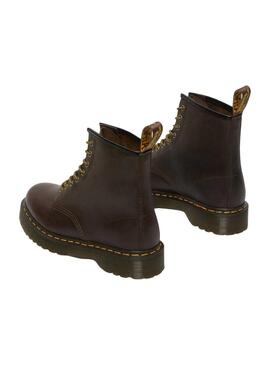 Bootss Dr Martens 1460 Marron pour Femme