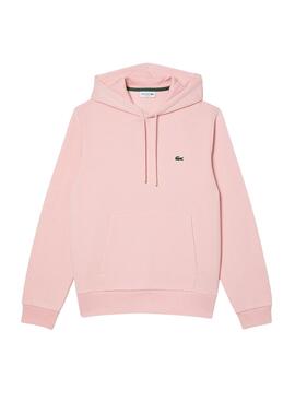 Sweat Lacoste Avec Capuche Rosa pour Homme