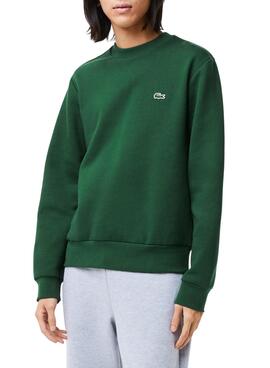 Sweat Lacoste Intemporel Vert pour Homme