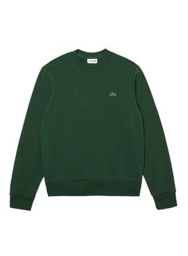 Sweat Lacoste Intemporel Vert pour Homme