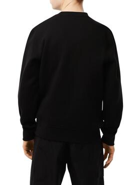 Sweat Lacoste Streetwear Noire pour Homme