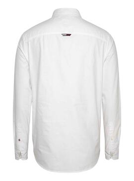 Chemise Tommy Jeans Classic Blanc pour Homme