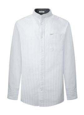 Chemise Pepe Jeans Leyton Blanc pour Homme
