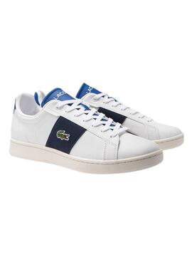 Baskets Lacoste Carnaby Pro Blanc pour Homme