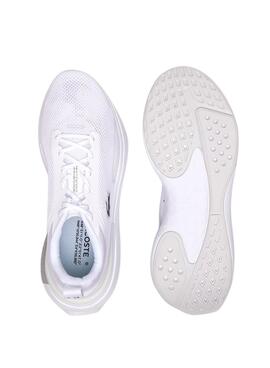 Baskets Lacoste Run Spin Evo Blanc pour Homme