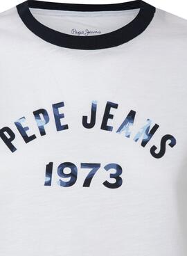 T-Shirt Pepe Jeans Moni Blanc pour Femme