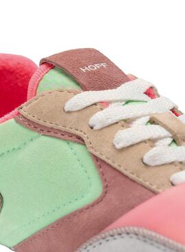 Baskets Hoff Rambla Rosa et Vert pour Femme