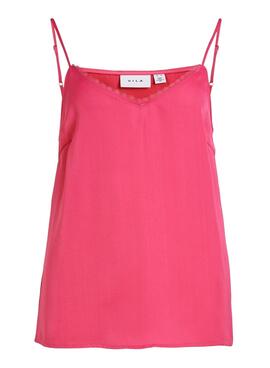 Top Vila Virenny Singlet Rose pour Femme