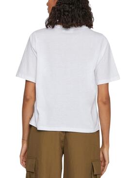 T-Shirt Vila Dreamers Boxy Blanc pour Femme