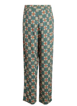 Pantalon Vila Zugi Vert pour Muejr