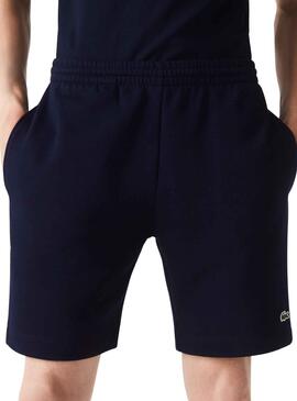 Bermudas Lacoste Jogger Basic Bleu Marine pour Homme