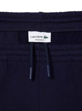 Bermudas Lacoste Jogger Basic Bleu Marine pour Homme