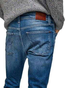 Jeans Pepe Jeans Maçon Bleu pour Homme