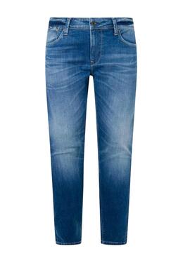 Jeans Pepe Jeans Maçon Bleu pour Homme