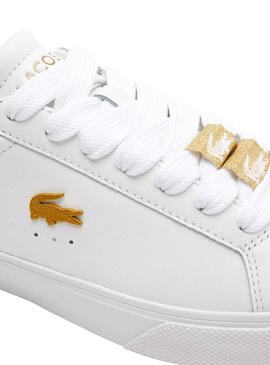 Baskets Lacoste Lerond Blanc pour Homme