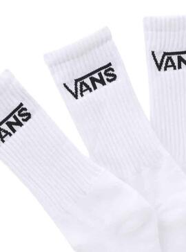 Chaussettes Vans Classic 3Pack Blanc