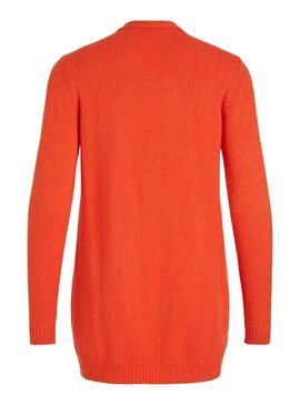 Veste Vila Viril Open Orange pour Femme
